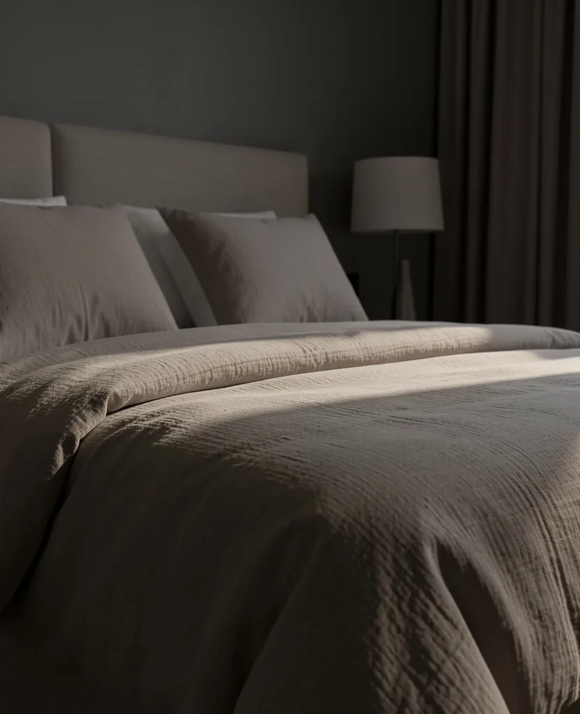 Chambre minimaliste pour un sommeil réparateur